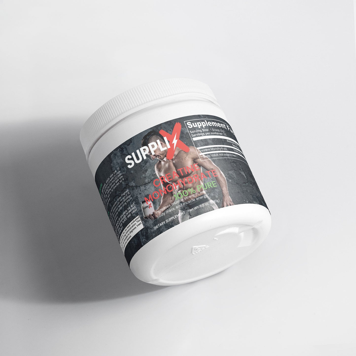 SUPPLI-X Creatin Monohydrat – Reine Kraft für dein Training - Suppli-X Fuel Your Edge