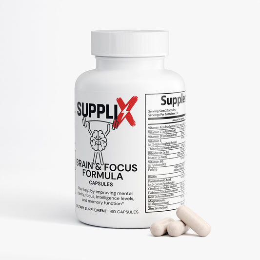 SUPPLI-X Brain & Focus Formula - Suppli-X Fuel Your Edge