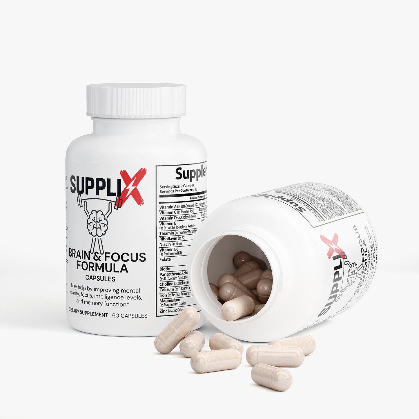 SUPPLI-X Brain & Focus Formula - Suppli-X Fuel Your Edge