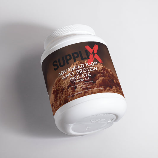 SUPPLI-X Advanced 100% Whey Protein Isolate (Chocolate) - Suppli-X Fuel Your Edge