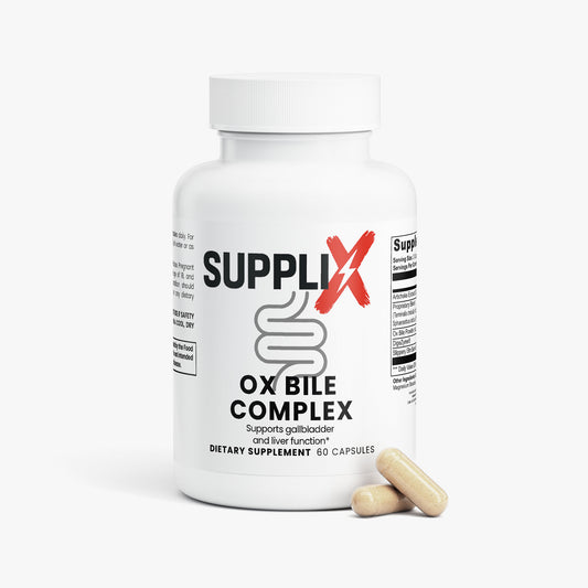 SUPPLI-X Ox Bile Complex – digestive enzyme for fat breakdown and liver support