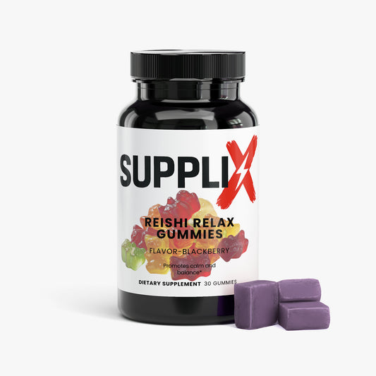 SUPPLI-X Reishi Relax Gummies – Reishi mushroom extract for stress relief and calm focus