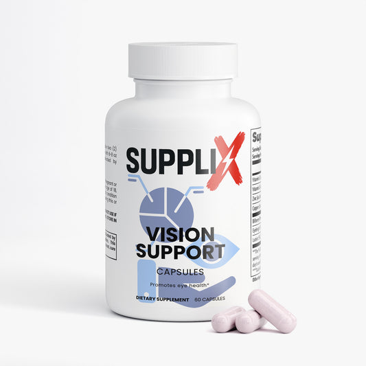 SUPPLI-X Vision Support - Eye Health Supplement | Lutein, Bilberry & Zinc