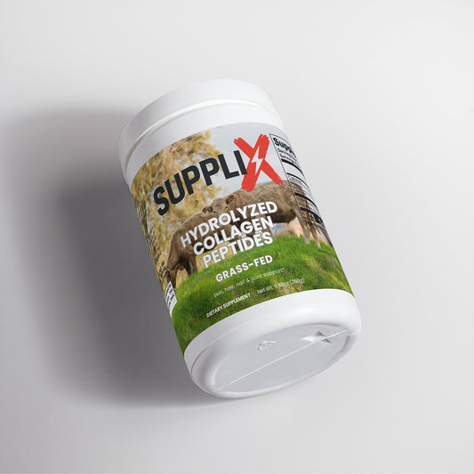SUPPLI-X Grass-Fed Hydrolyzed Collagen Peptides | Types 1 & 3 | 280g