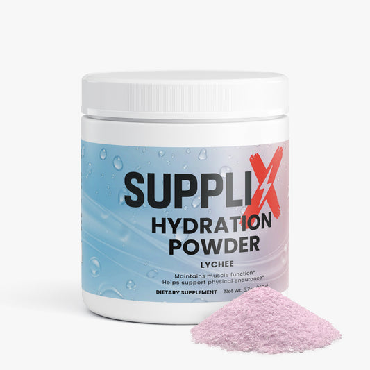 SUPPLI-X Hydration Powder | Electrolytes + B-Vitamins | Lychee | 162g