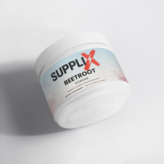 SUPPLI-X Beetroot Powder | Beet Root + Hibiscus + Apple | Stevia-Sweetened | 170g