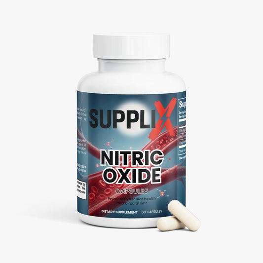 SUPPLI-X Nitric Oxide | L-Citrulline, L-Arginine & AAKG | 60 Capsules