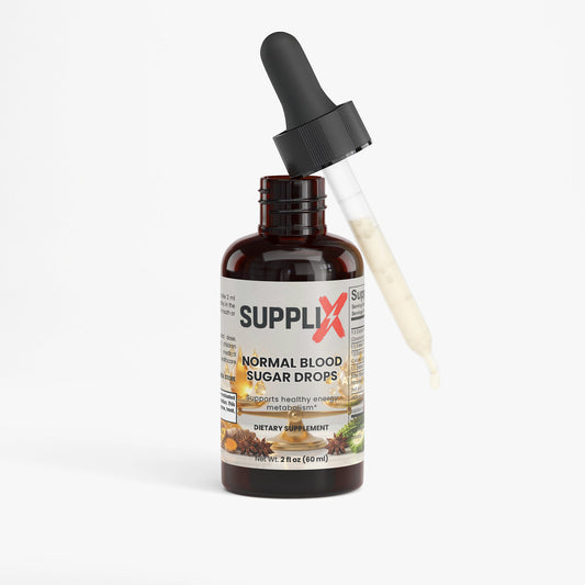 SUPPLI-X Blood Sugar Drops | Cinnamon, Bitter Melon & Resveratrol | 60 ml
