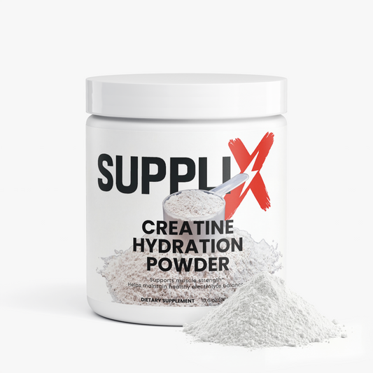 SUPPLI-X Creatine Monohydrate 5g + Electrolytes Powder | Natural Lemon