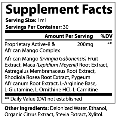 SUPPLI-X Diet Drops Ultra | African Mango & Metabolism Support