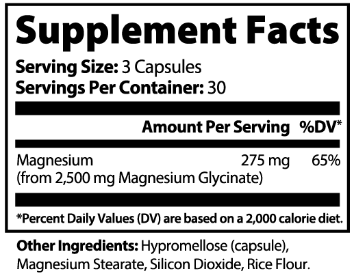 SUPPLI-X Magnesium Glycinate — magnesium glycinate sleep 2026