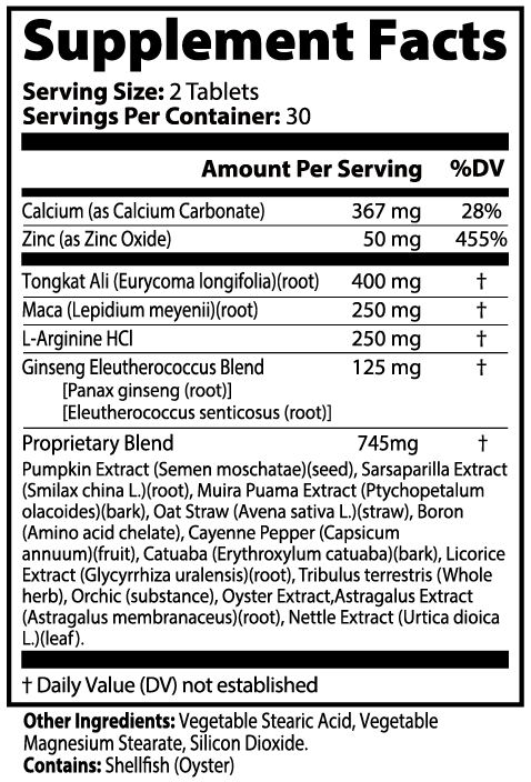 SUPPLI-X Men's Vitality Capsules - Daily Wellness Support for Men