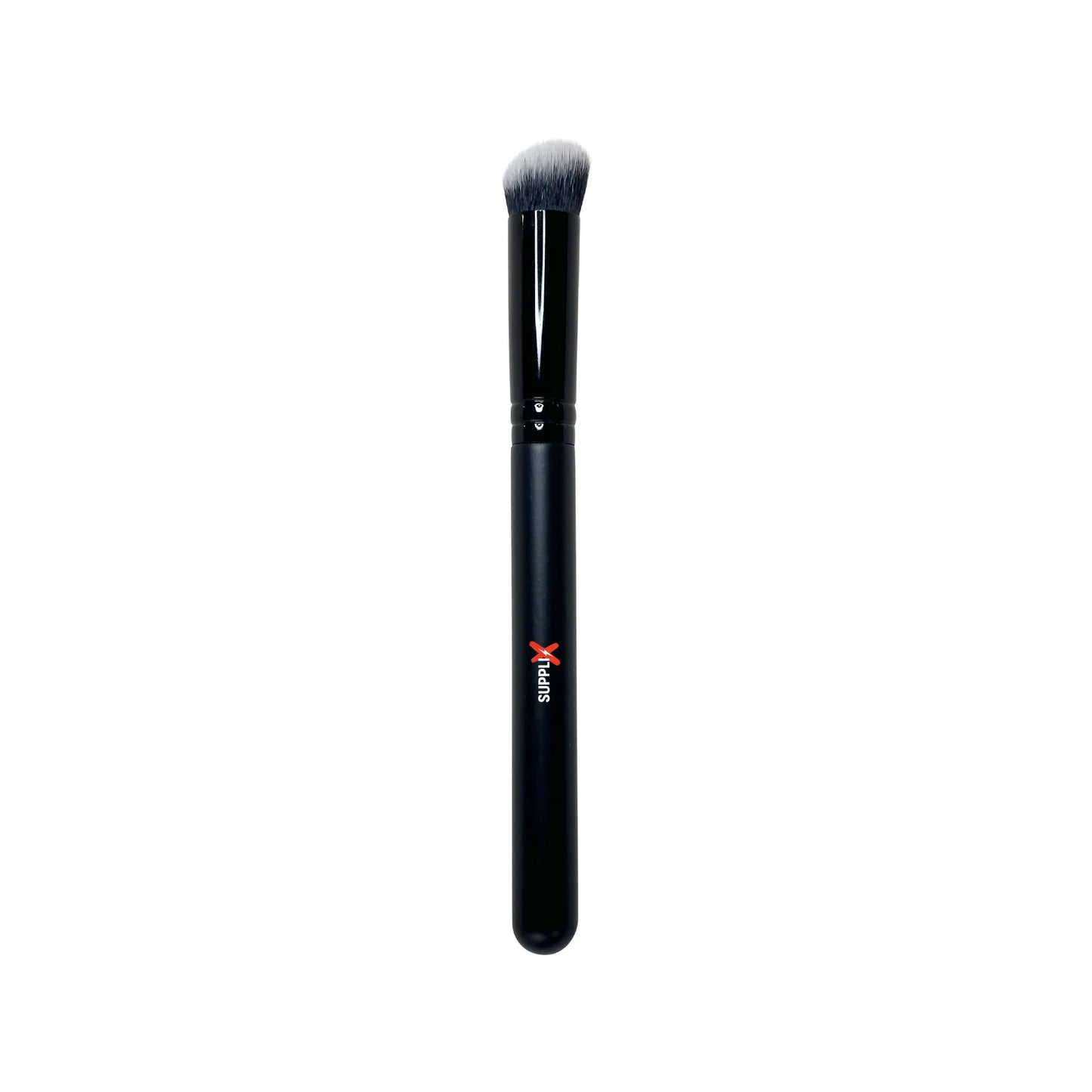 Slanted large blurrer brush with soft synthetic bristles, angled for precise concealer application, blurring imperfections fo