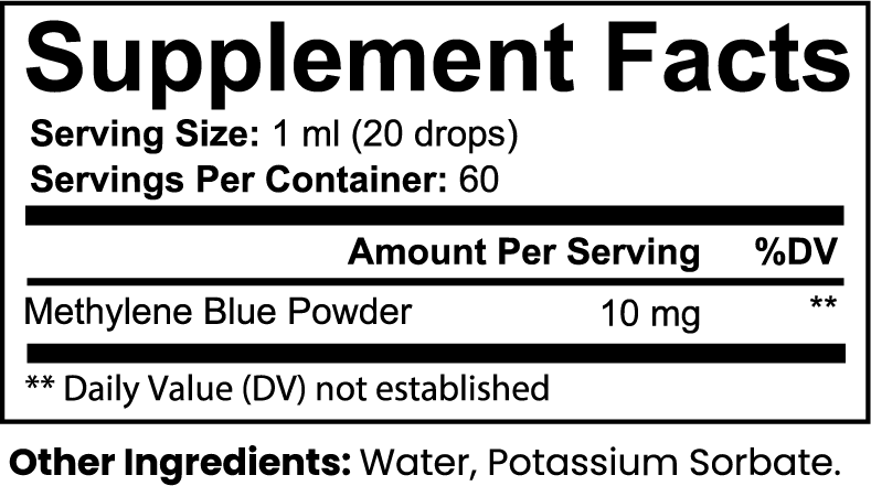 SUPPLI-X Methylene Blue Drops