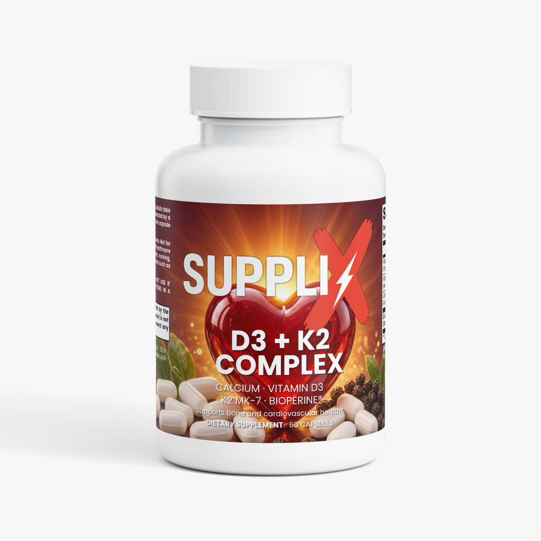 SUPPLI-X D3 + K2 Complex vegetarian capsules