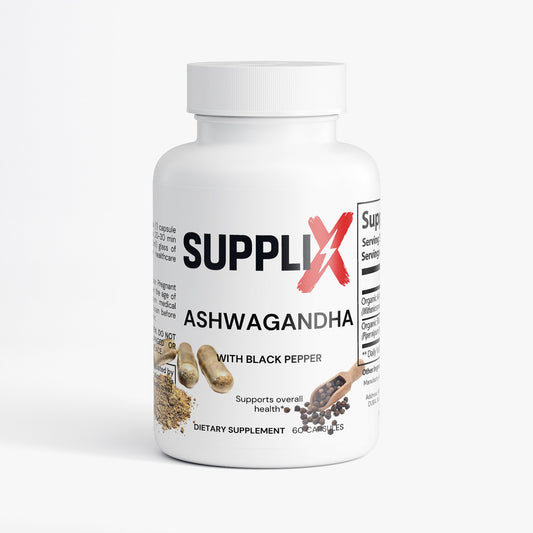 SUPPLI-X Ashwagandha Premium mit Schwarzpfeffer - Suppli-X Fuel Your Edge