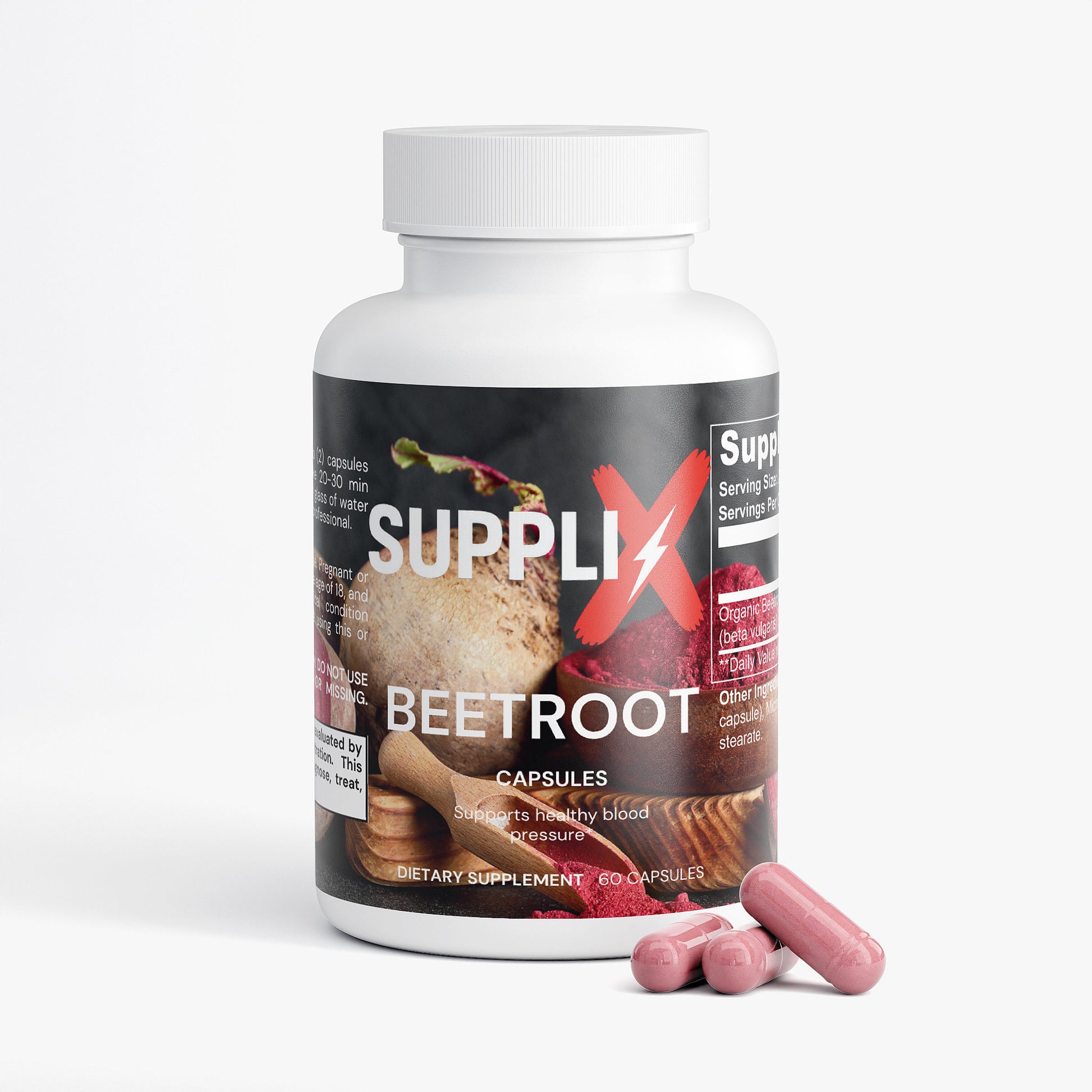 SUPPLI-X Bio-Rote-Bete Kapseln - Suppli-X Fuel Your Edge