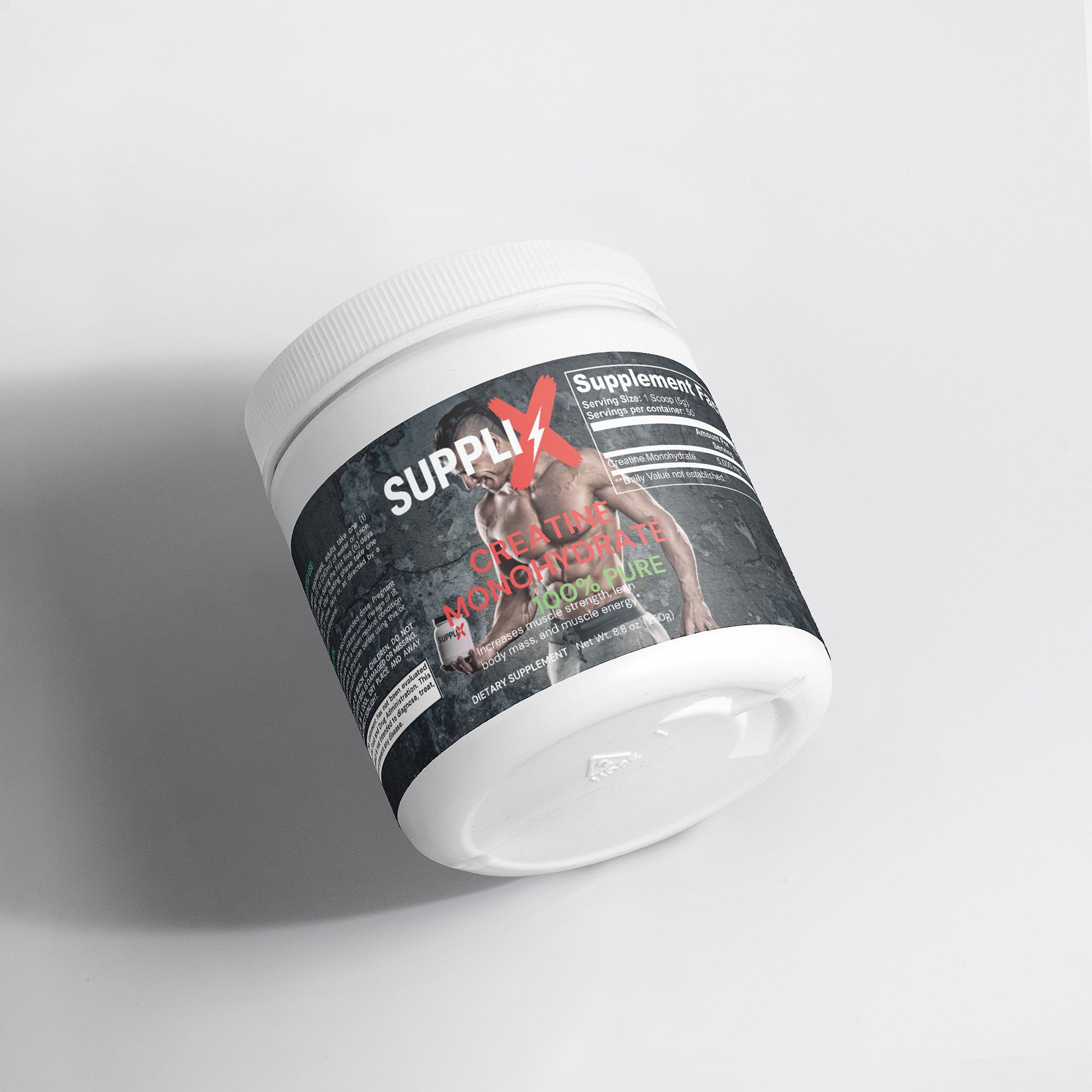 SUPPLI-X Creatin Monohydrat – Reine Kraft für dein Training - Suppli-X Fuel Your Edge