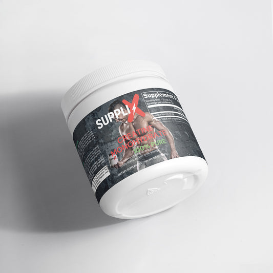 SUPPLI-X Creatin Monohydrat – Reine Kraft für dein Training - Suppli-X Fuel Your Edge