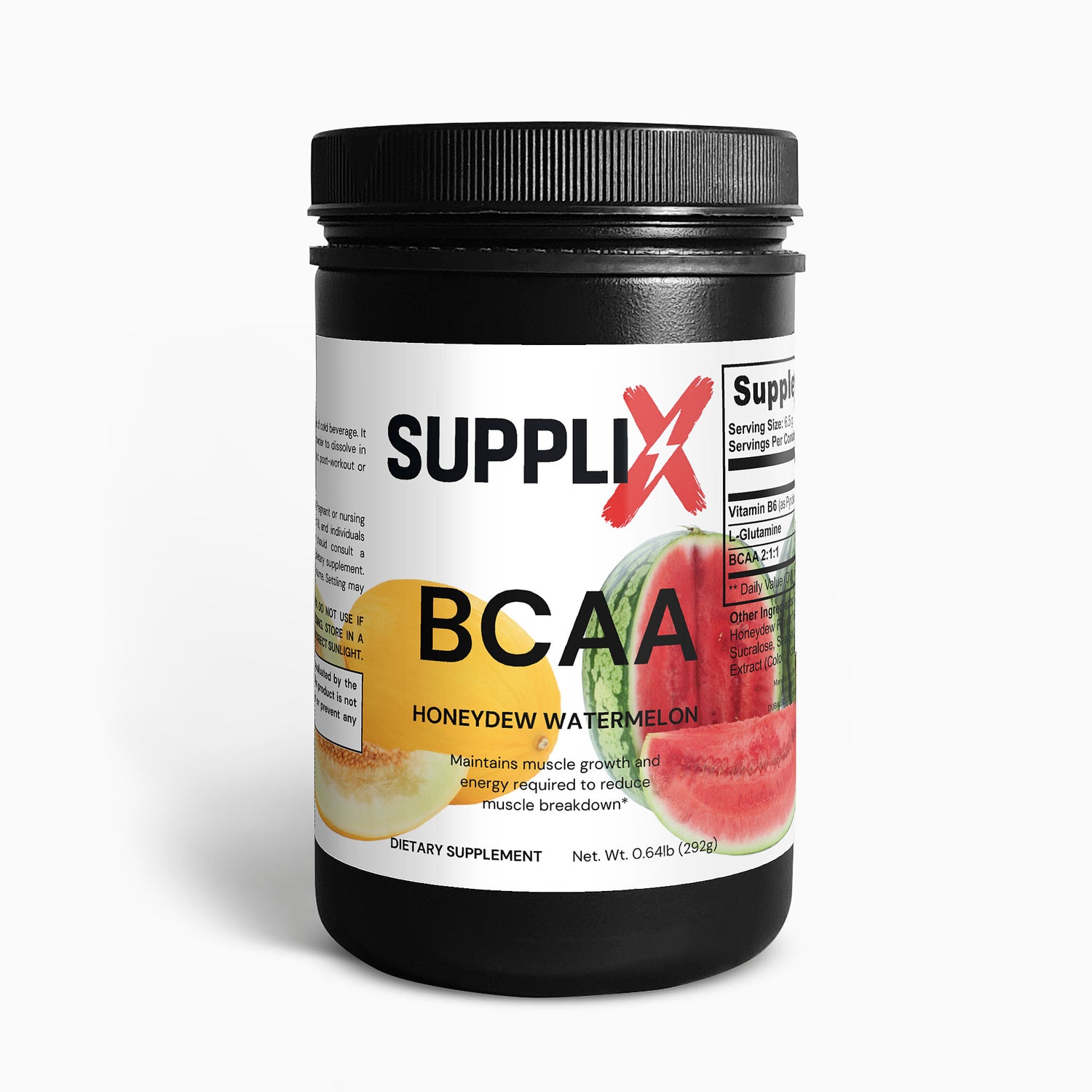 SUPPLI-X BCAA Post-Workout Premium Formel Honeydew & Watermelon - Suppli-X Fuel Your Edge