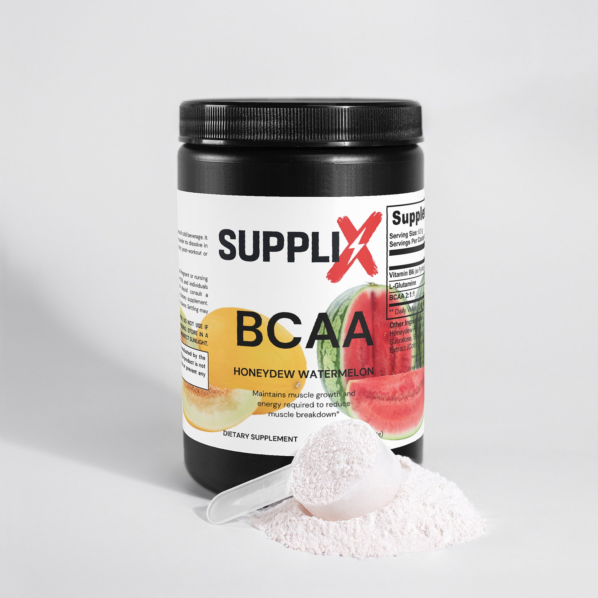 SUPPLI-X BCAA Post-Workout Premium Formel Honeydew & Watermelon - Suppli-X Fuel Your Edge