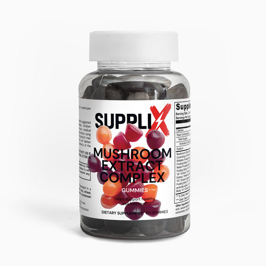 SUPPLI-X Mushroom Extract Complex Gummies - Suppli-X Fuel Your Edge