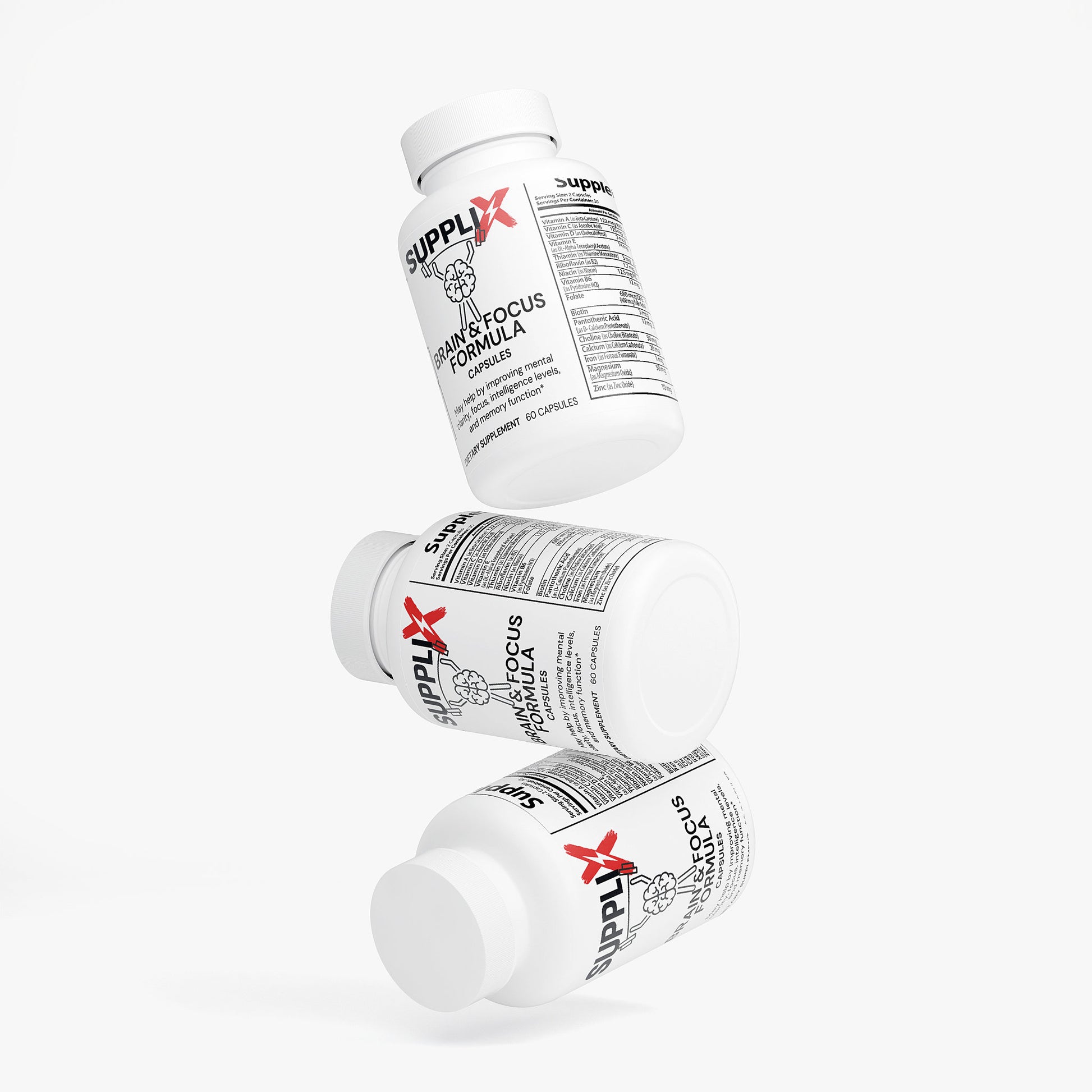 SUPPLI-X Brain & Focus Formula - Suppli-X Fuel Your Edge