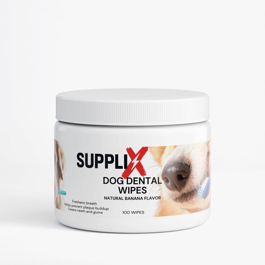 SUPPLI-X Premium Dental-Pflegetücher für Hunde - Suppli-X Fuel Your Edge