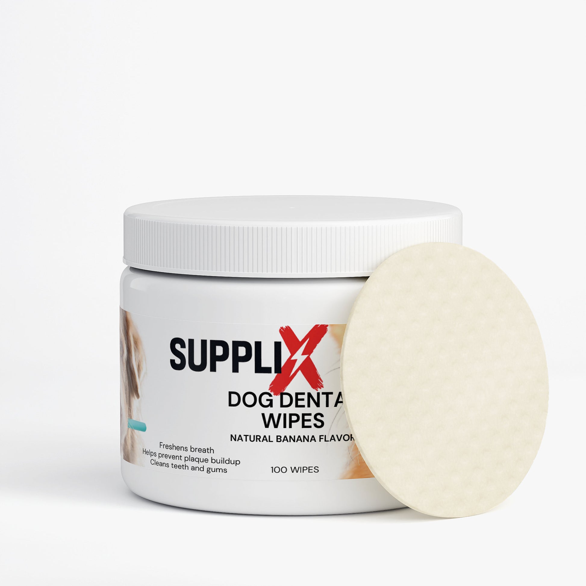 SUPPLI-X Premium Dental-Pflegetücher für Hunde - Suppli-X Fuel Your Edge