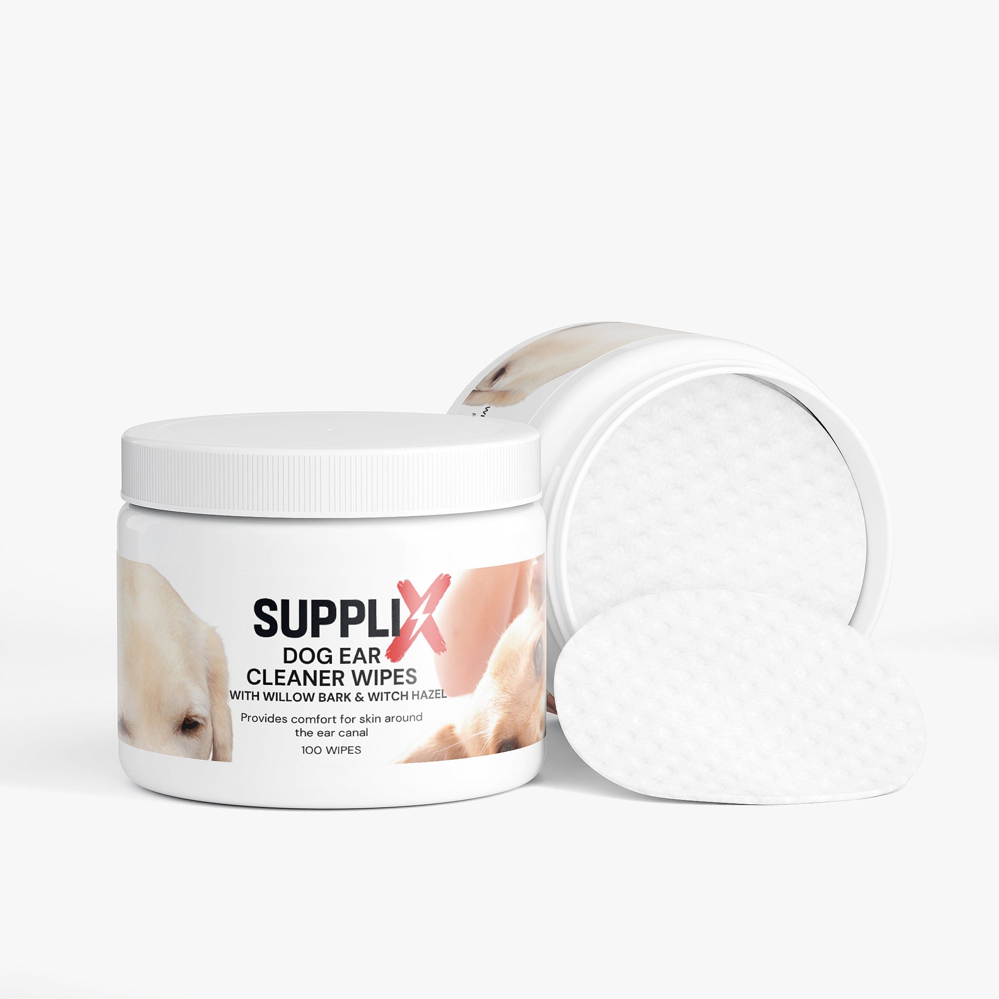 SUPPLI-X Premium Ohrreinigungstücher für Hunde - Suppli-X Fuel Your Edge