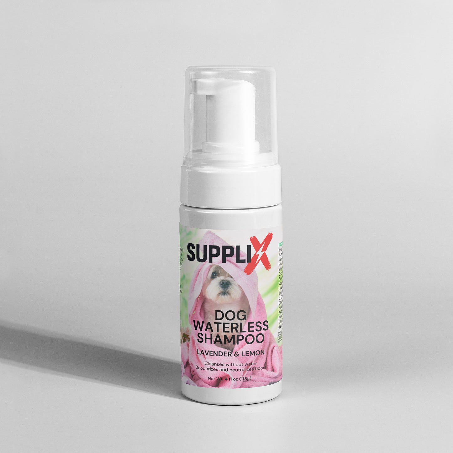 SUPPLI-X Premium Waterless Dog Shampoo - Suppli-X Fuel Your Edge