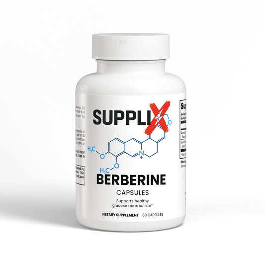 SUPPL-X Berberine Kapseln – 60 Kapseln - Suppli-X Fuel Your Edge