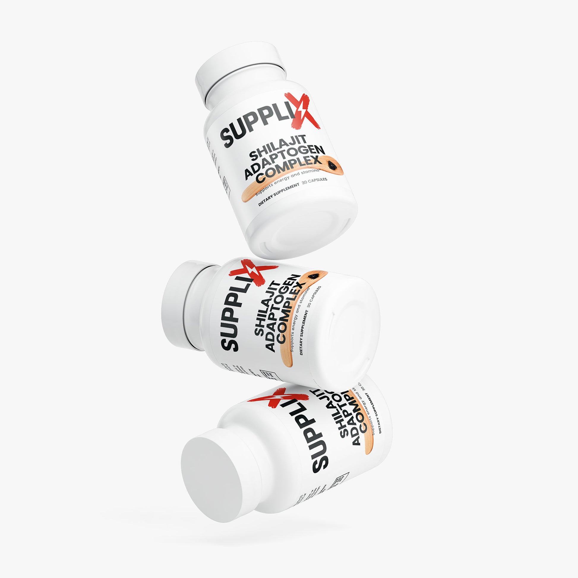 SUPPLI-X Shilajit Adaptogen Complex – energy and vitality supplement with fulvic acid