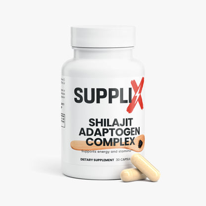 SUPPLI-X Shilajit Adaptogen Complex – energy and vitality supplement with fulvic acid