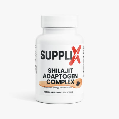 SUPPLI-X Shilajit Adaptogen Complex – energy and vitality supplement with fulvic acid