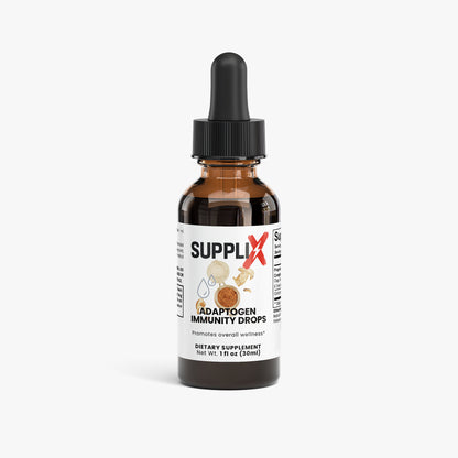 SUPPLI-X Adaptogen Immunity Drops – liquid mushroom blend for immune support