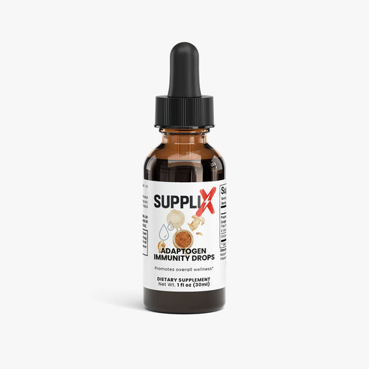 SUPPLI-X Adaptogen Immunity Drops – liquid mushroom blend for immune support