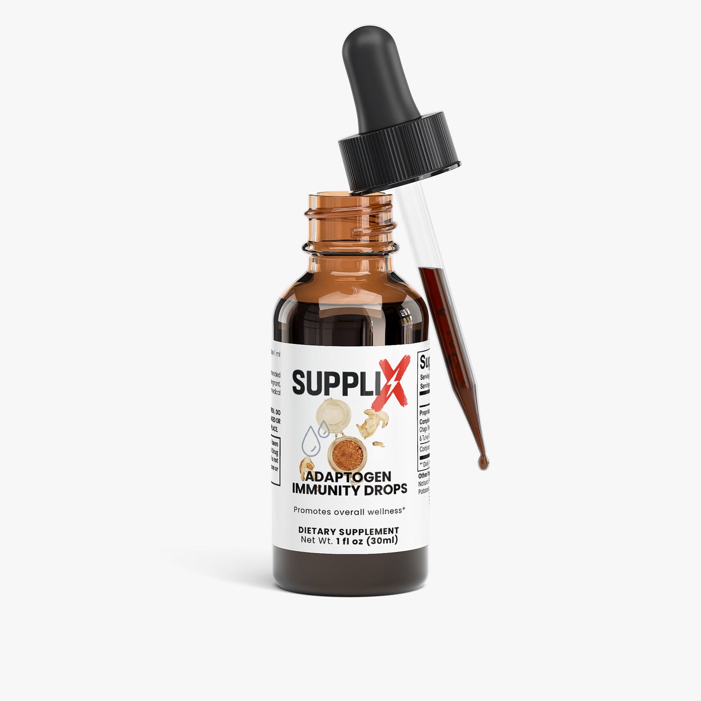 SUPPLI-X Adaptogen Immunity Drops – liquid mushroom blend for immune support