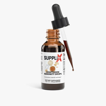 SUPPLI-X Adaptogen Immunity Drops – liquid mushroom blend for immune support