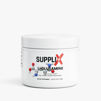 SUPPLI-X L-Glutamine – pure amino acid powder for muscle recovery and gut health