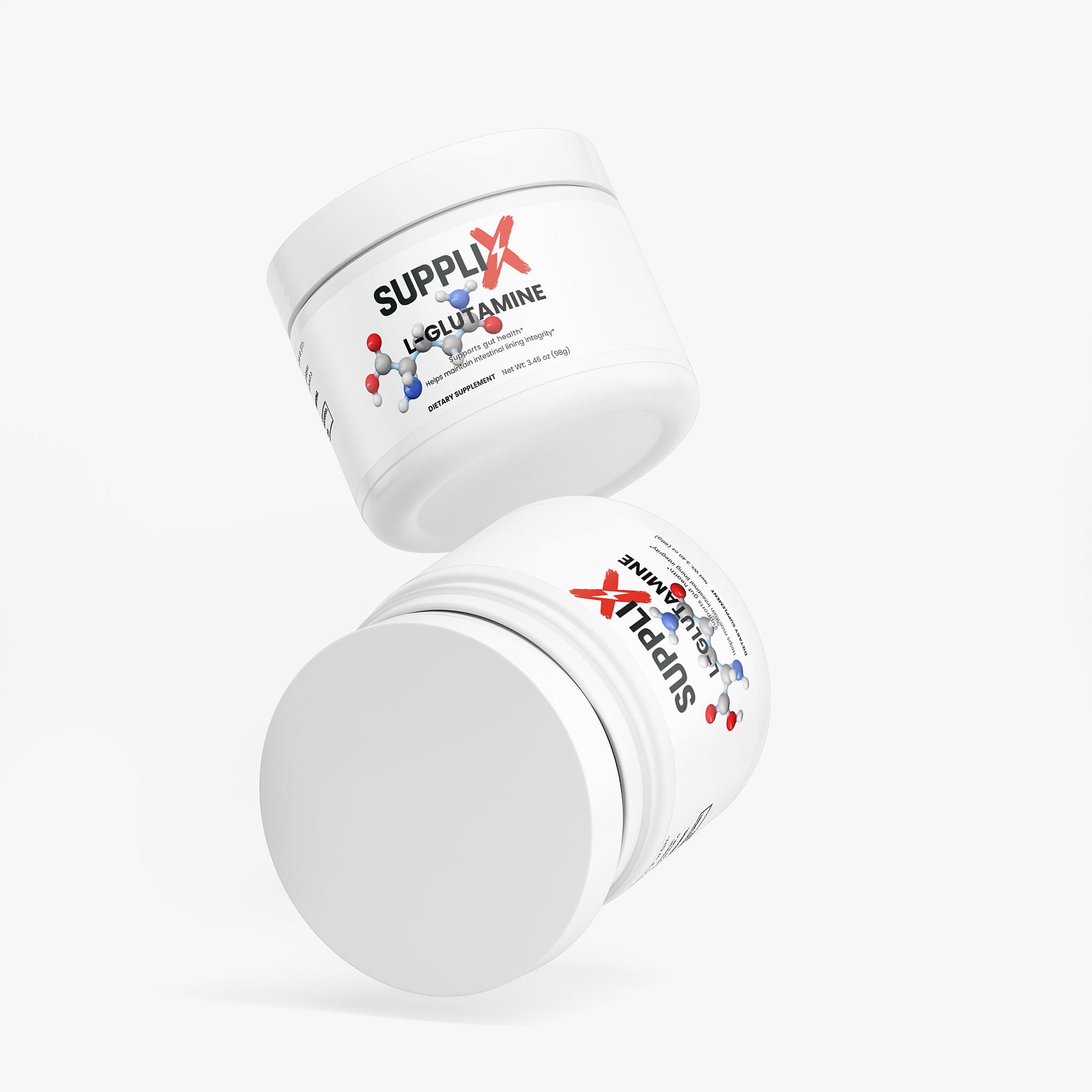 SUPPLI-X L-Glutamine – pure amino acid powder for muscle recovery and gut health
