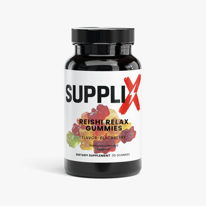 SUPPLI-X Reishi Relax Gummies – Reishi mushroom extract for stress relief and calm focus