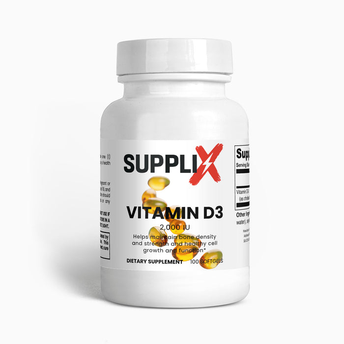 SUPPLI-X Vitamin D3 2,000 IU Softgels – photo 1