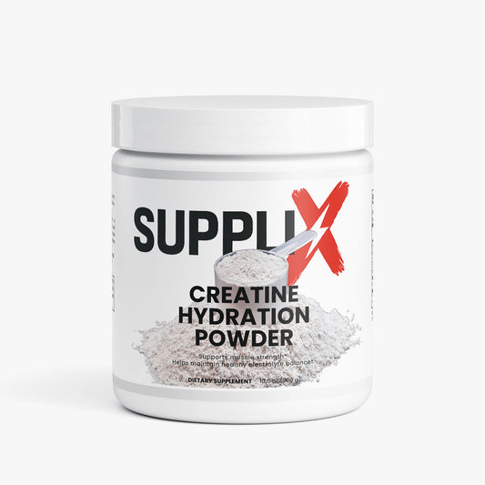 SUPPLI-X Creatine Hydration Powder with Electrolytes — Front Label