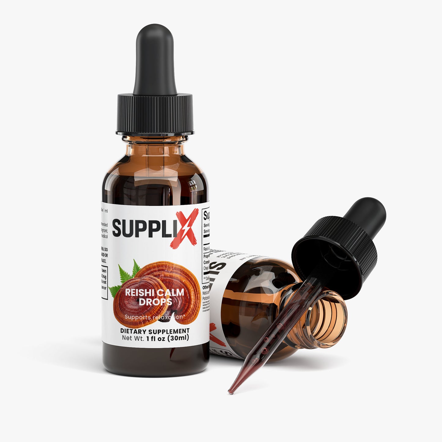 SUPPLI-X Reishi Calm Drops — Ingredients