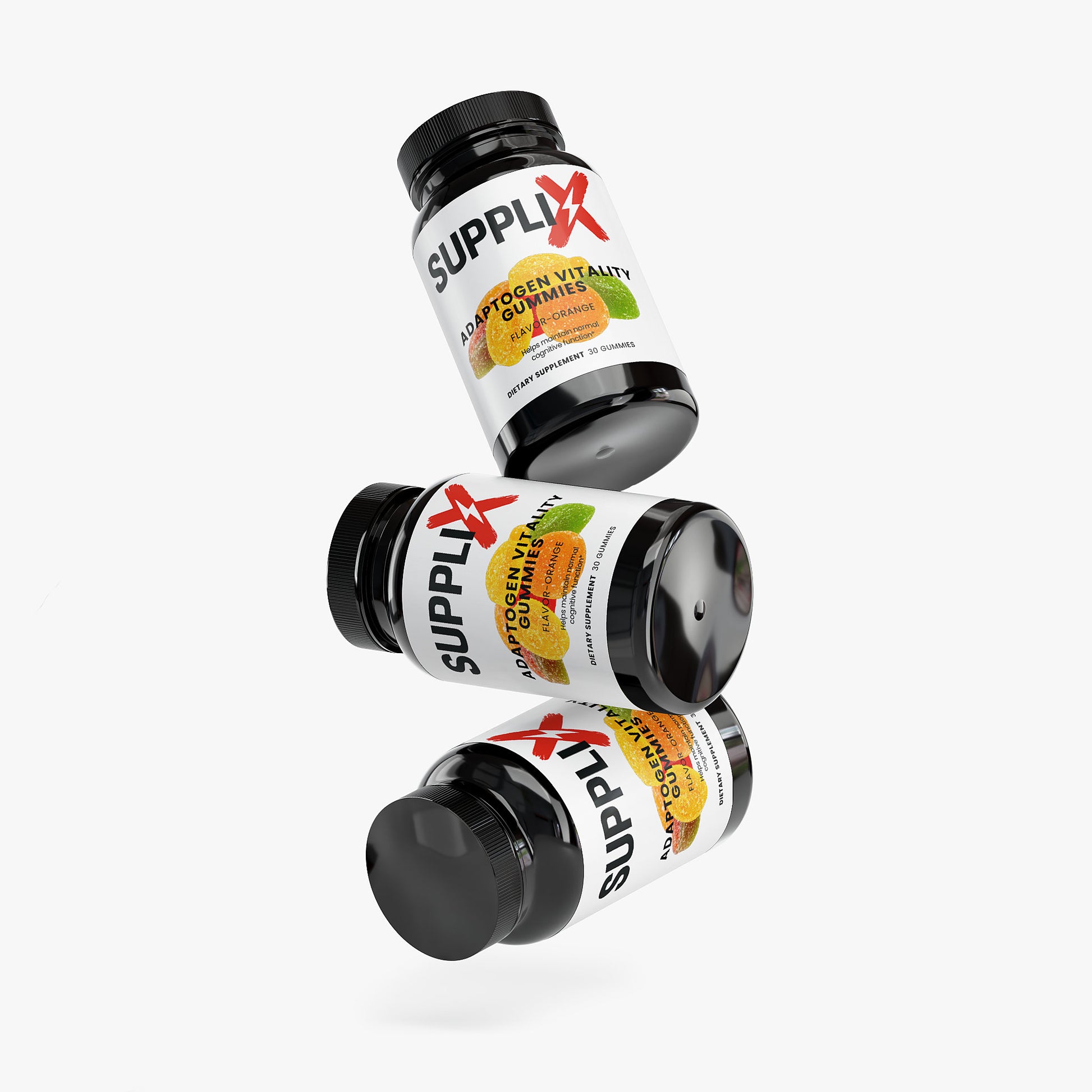 SUPPLI-X Adaptogen Vitality Gummies — Back Label
