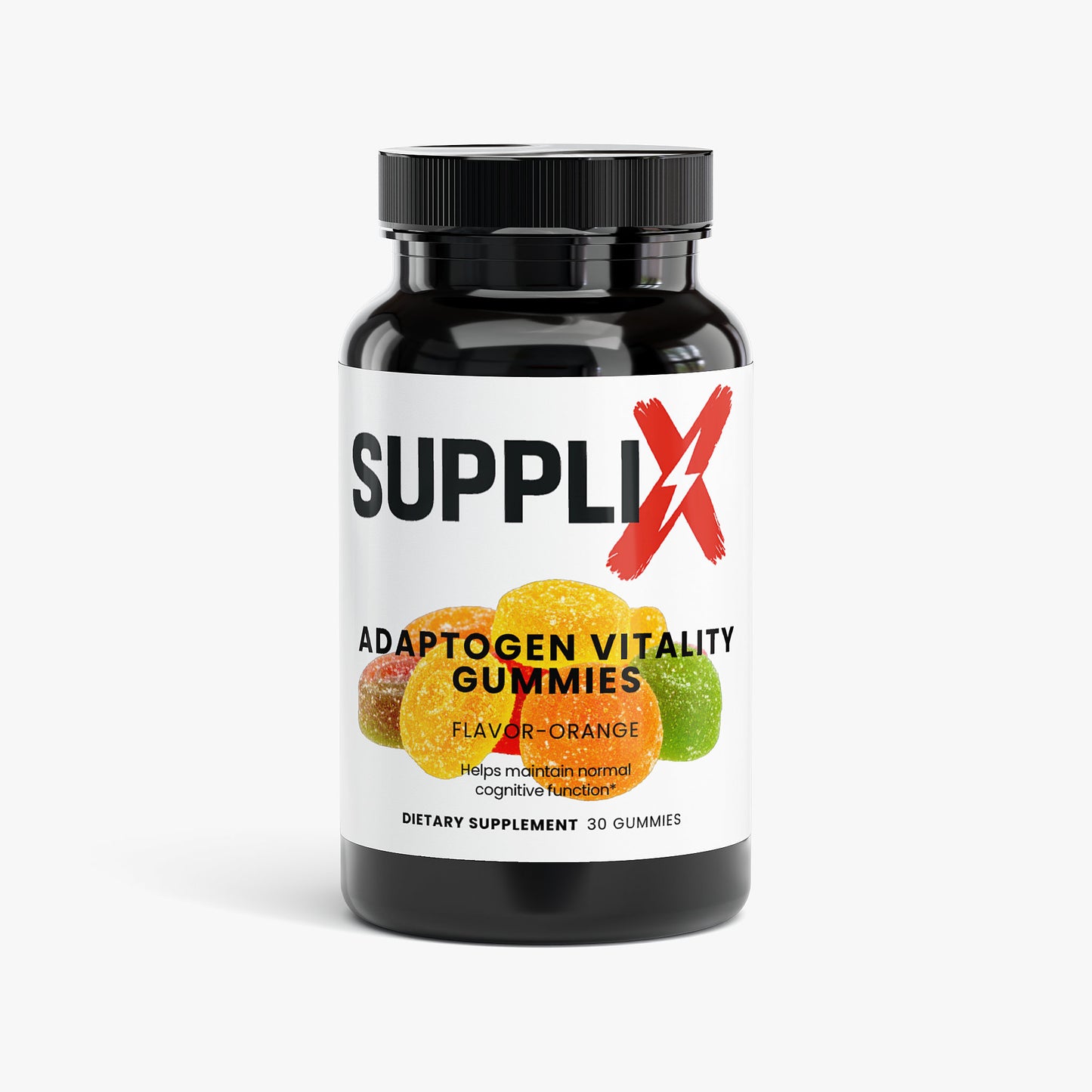 SUPPLI-X Adaptogen Vitality Gummies — Front Label