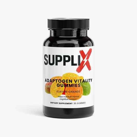 SUPPLI-X Adaptogen Vitality Gummies — Front Label