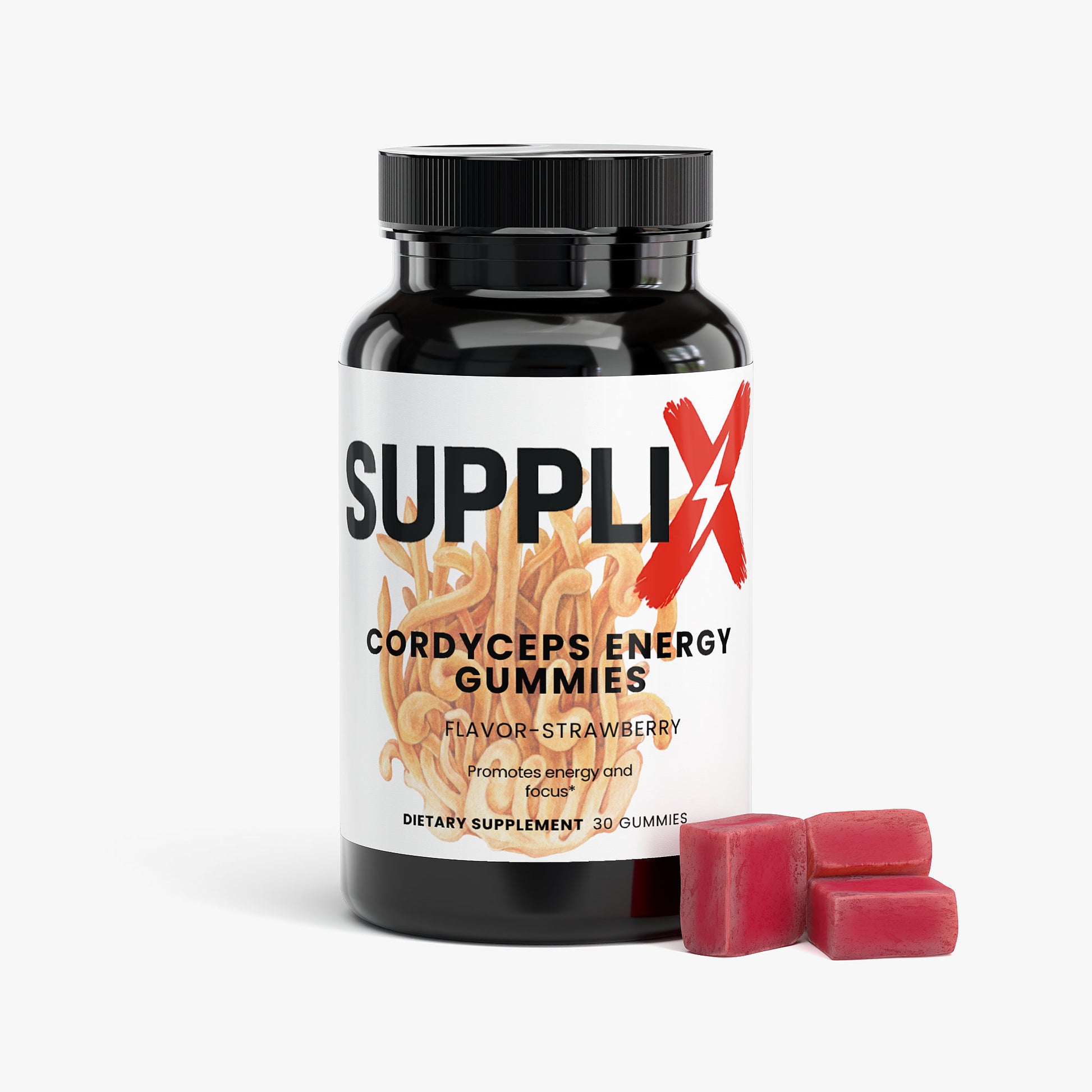 SUPPLI-X Cordyceps Energy Gummies — Supplement Facts