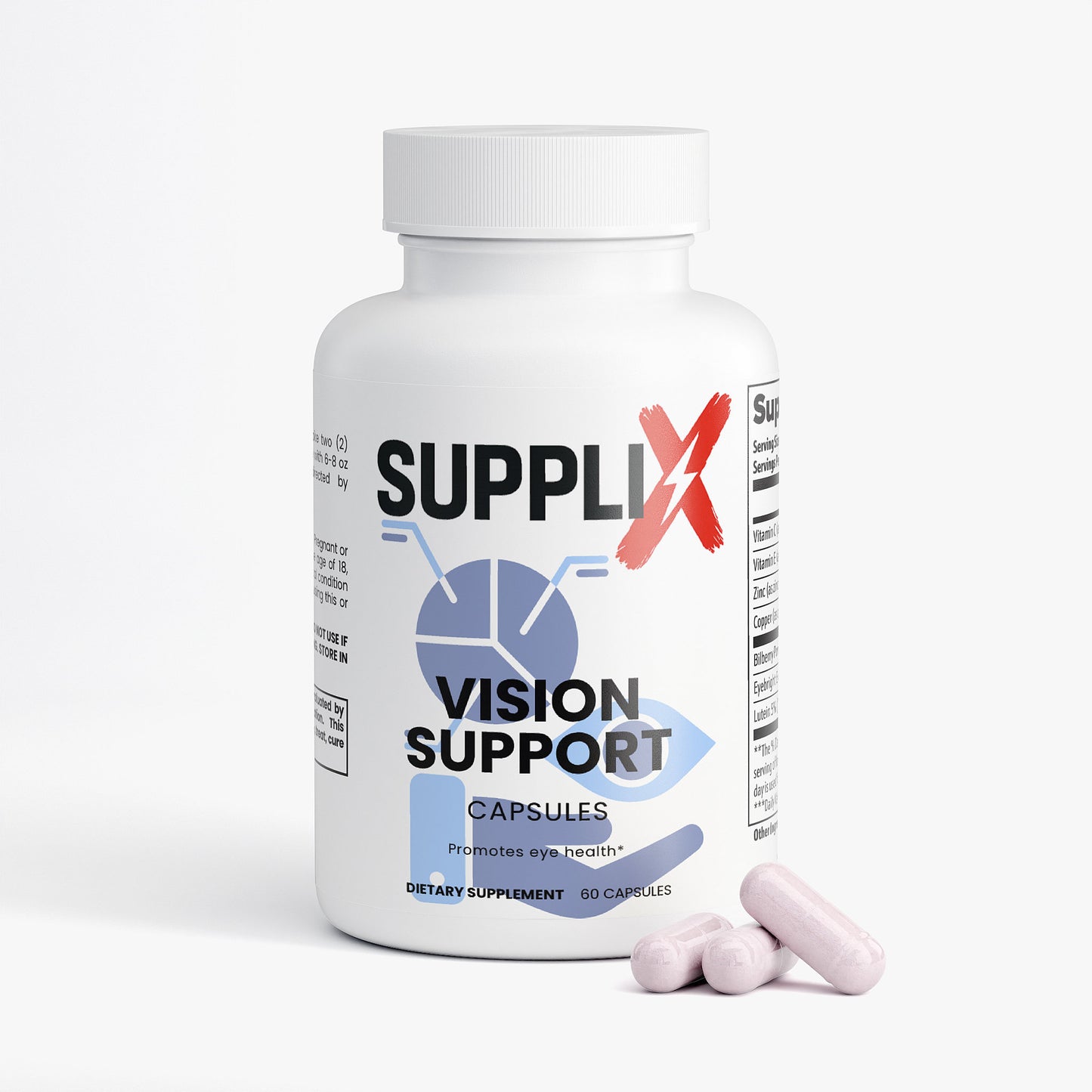 SUPPLI-X Vision Support - Eye Health Supplement | Lutein, Bilberry & Zinc